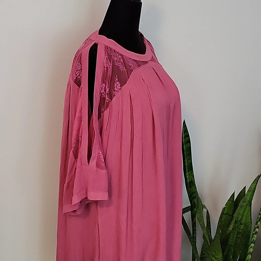 Free People Cold Shoulder Crepe Dress - Picture 3 of 8
